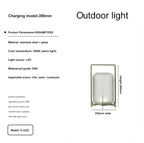 Solara Terrace Garden Lights Weatherproof Stainless Steel & Glass