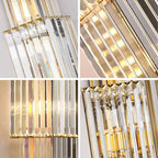 Aurelia Crystal Pillar Wall Lamp for Elegant Glow Accent