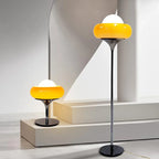 Aurea Egg Tart Table and Floor Lamp with Dimmable LED