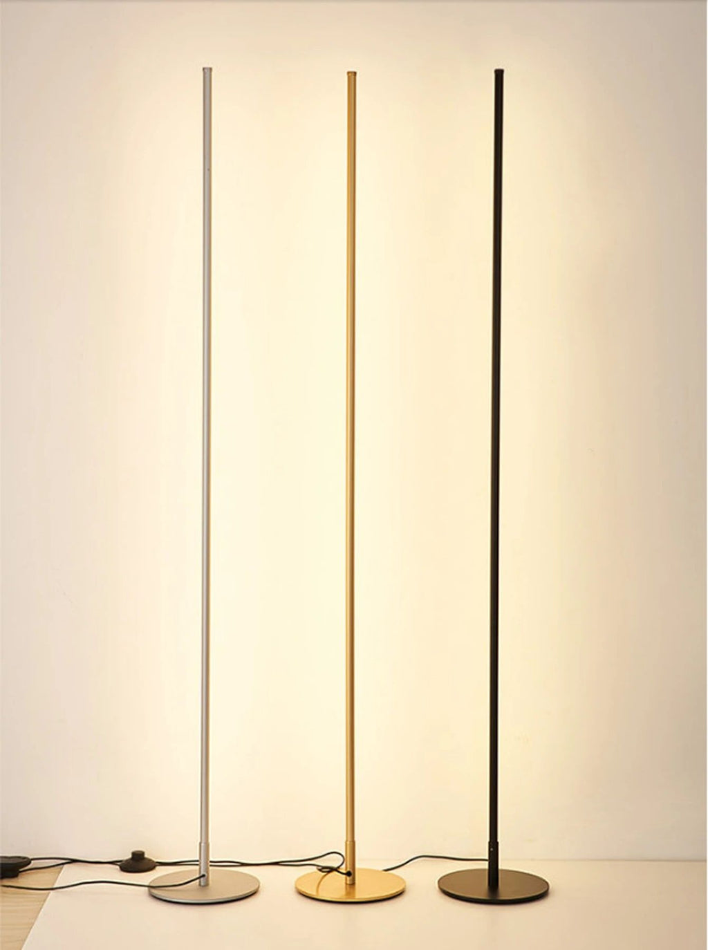 LunaFlux | Slim Modern Floor Lamp for Minimalist Spaces