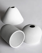 Asterra White Ceramic Pendant Light With Adjustable Height