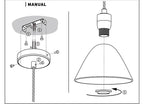 Asterra White Ceramic Pendant Light With Adjustable Height